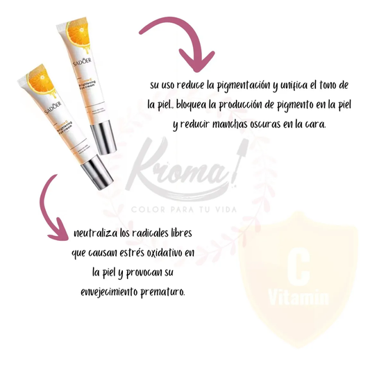 Contorno de Ojos Antiedad y Ojeras con Vitamina C