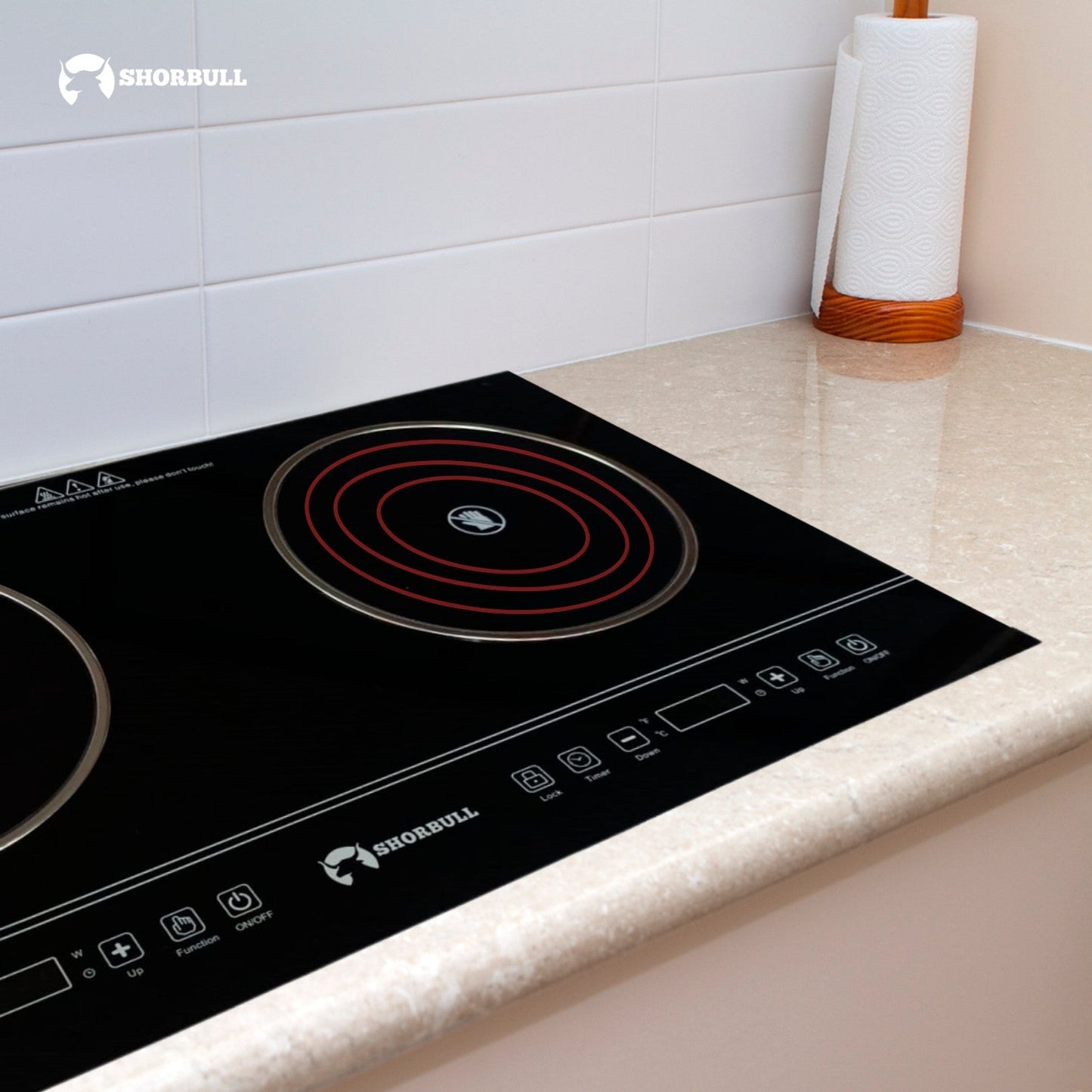 Parrilla 2 Quemadores Eléctrica Shorbull
