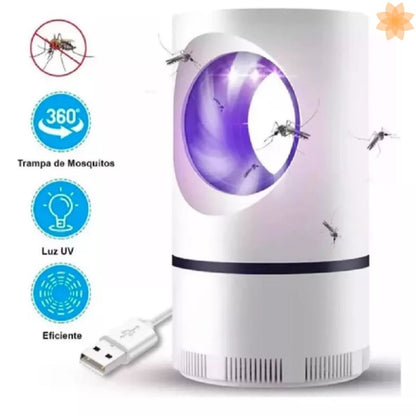 Lámpara de Luz Led Trampa Mata Mosquitos UV