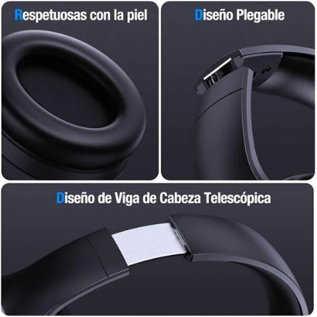 Audifonos Gamer Diadema Bluetooth