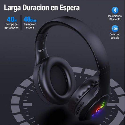 Audifonos Gamer Diadema Bluetooth