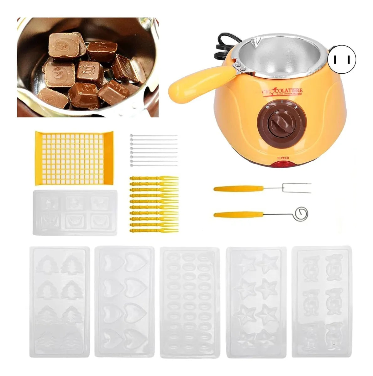 Máquina para  derretir Chocolate + Accesorios