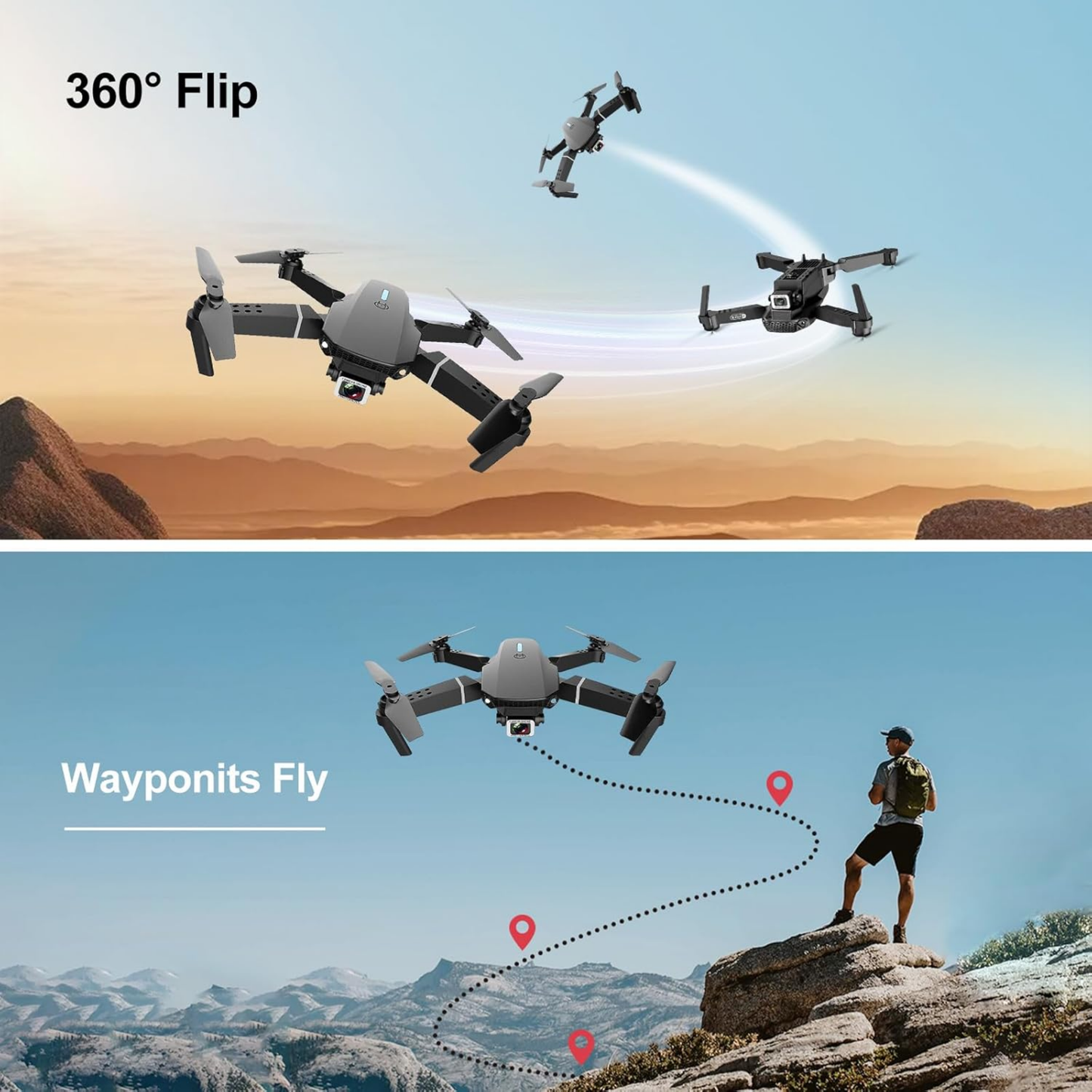 Dron Doble Cámara 4K Ultra Pro Max Drone