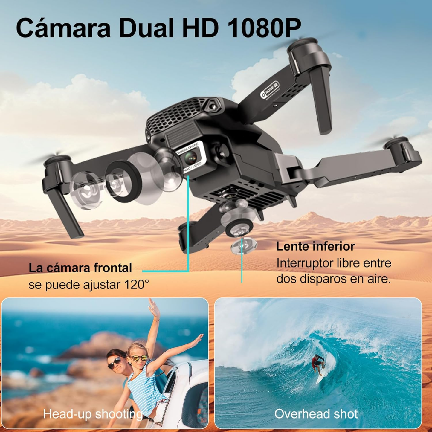 Dron Doble Cámara 4K Ultra Pro Max Drone