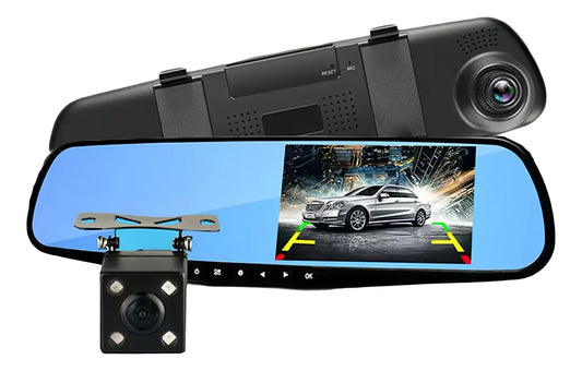 Espejo Retrovisor Para Coche Con Cámara
