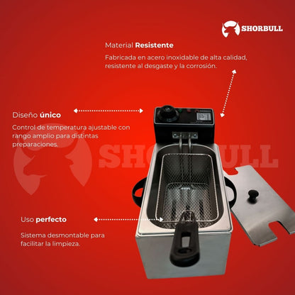 Freidora de Aceite 4L- Shorbull