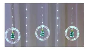 Luces Navideñas con 5 Esferas y 5 Anillos