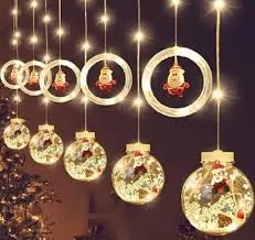 Cadena de Luces Navideñas con dibujos