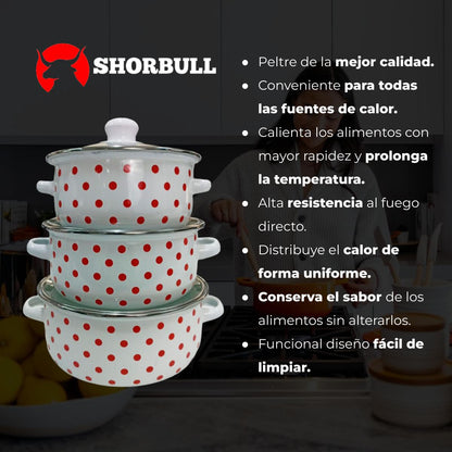 Ollas Good Choice Blanco Shorbull